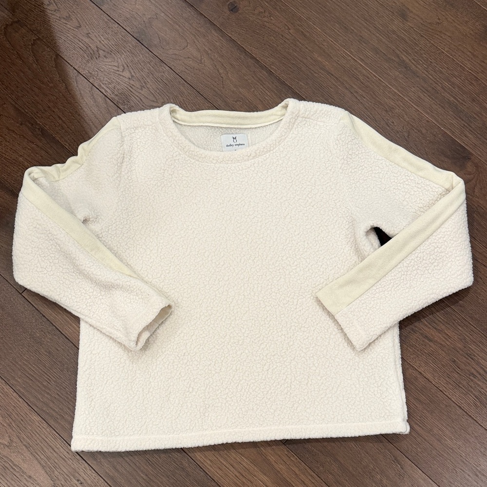 Dudley Stephen’s Women’s Cream Fleece Sweater XL